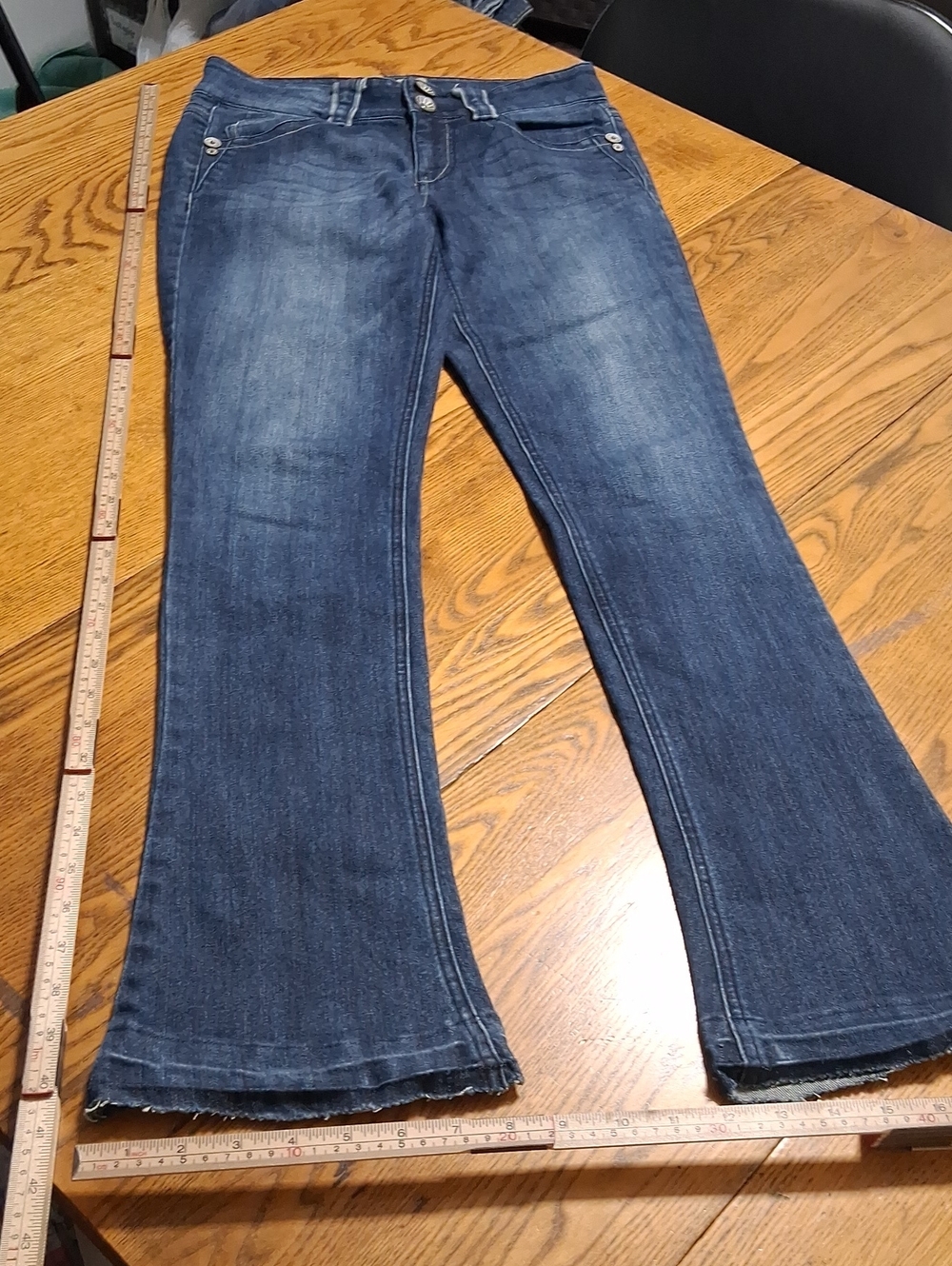 DEMOCRACY Jean Womens 4 BLUE BOOTCUT Preowned Denim BOOT CUT Used REBEL FLARED